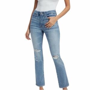 Good American Good Legs Straight Distressed‎ Jeans Size
8/29